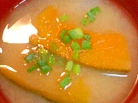 白菜とかぼちゃの味噌汁